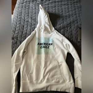 American Eagle Hoodie - White